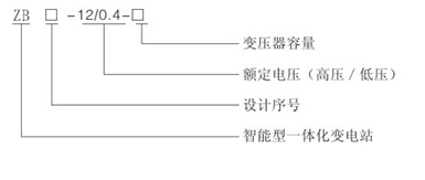 型户外预装式变电站型号含义
