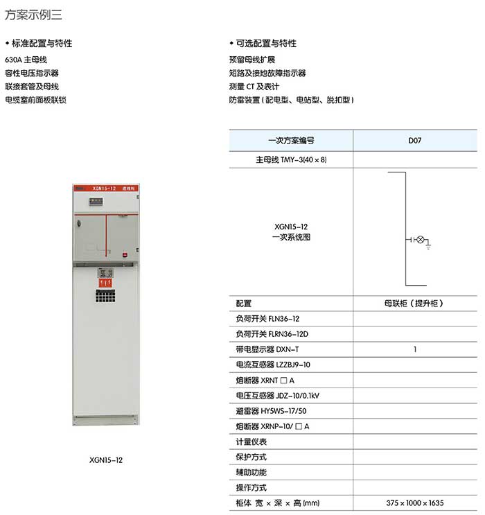 高压环网柜解决方案3