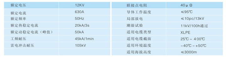 高压电缆分支箱参数