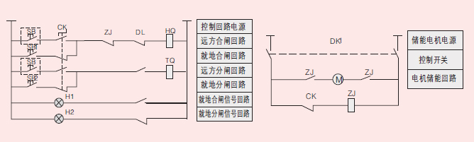 电力回路示意图